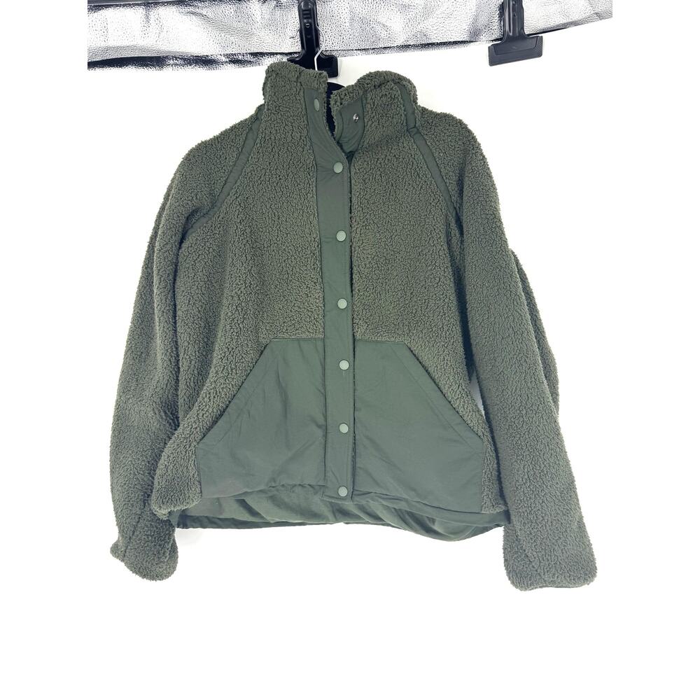 NWT Prana Encinitas Fleece Jacket In Green